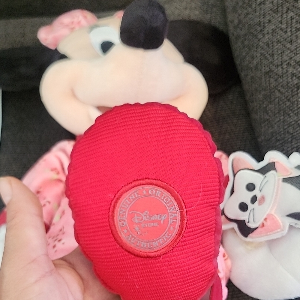 Disney Mickey and Minnie Mouse Holiday Plush Set - Red and Green - Picture 15 of 15
